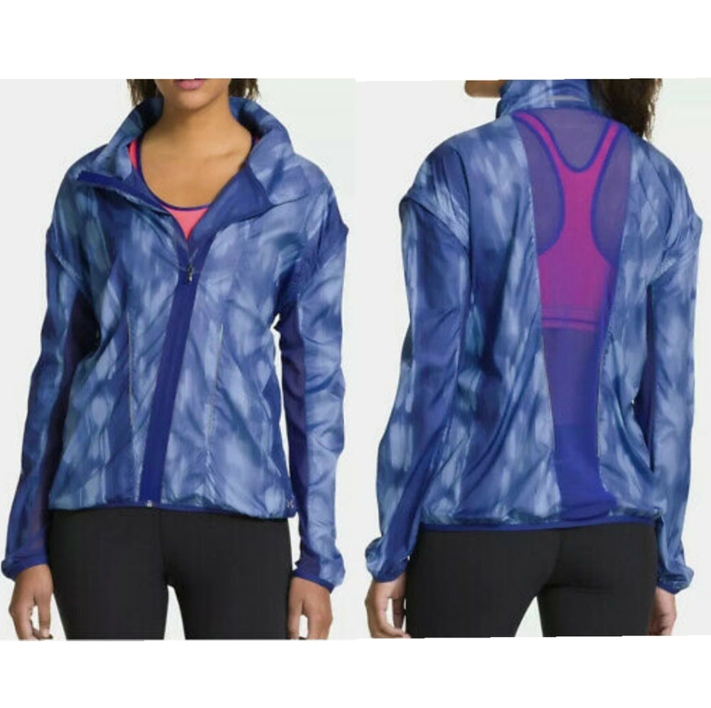 Under Armour Stunner Blue Mock Neck Winderbreaker